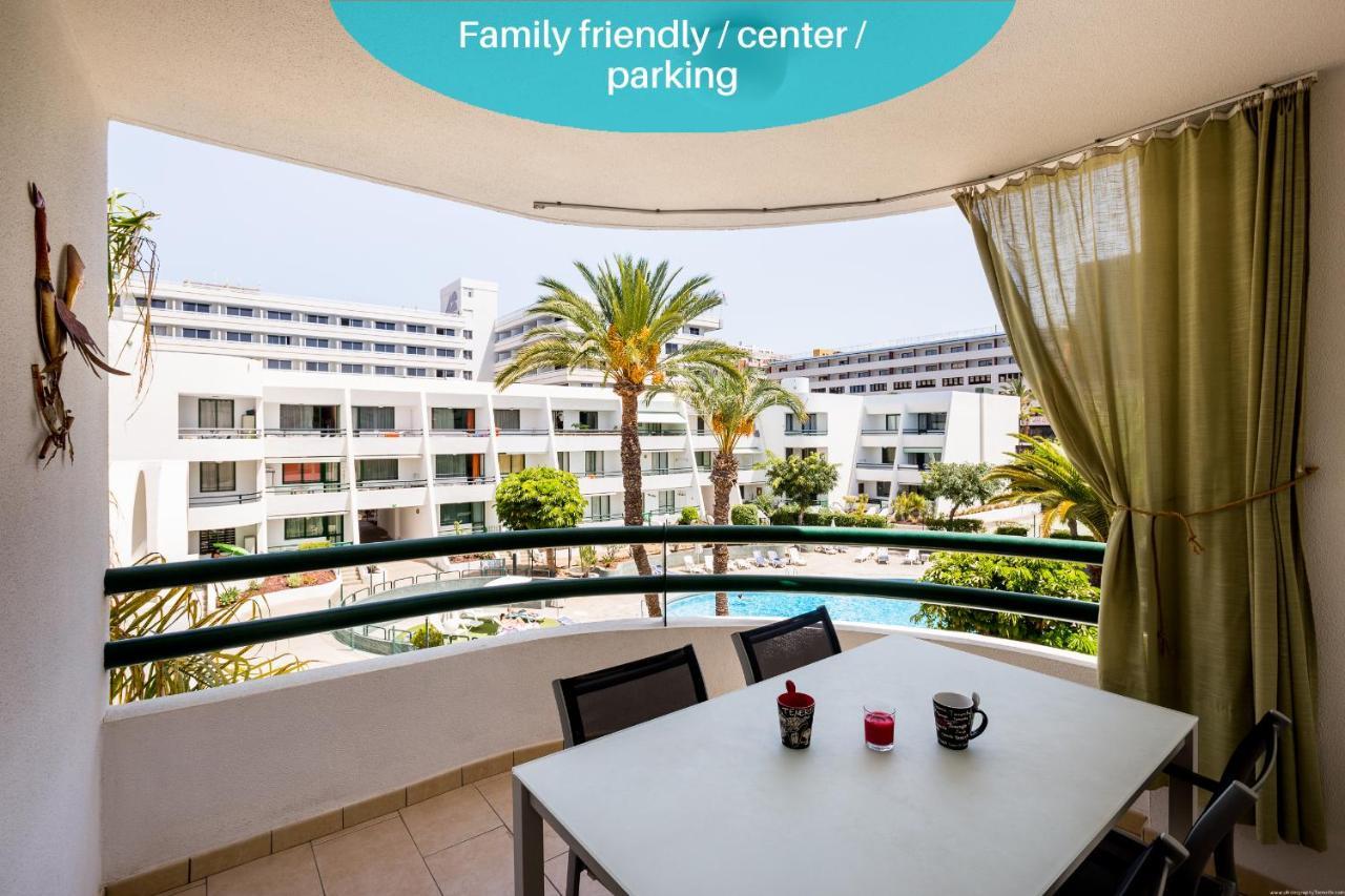 Go2Tenerife Appart'Nido Famille - Piscine & Plage Appartement Playa de las Américas Buitenkant foto